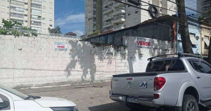 Terreno à venda na Vila Mathias, Santos 