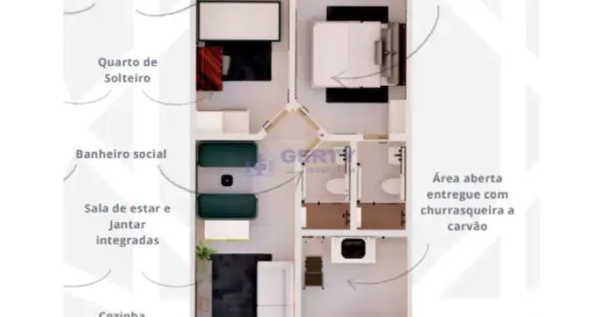 APARTAMENTO TÉRREO RESIDENCIAL PARA VENDA - 60,15 M²!! CAMPESTRE, SANTO ANDRÉ