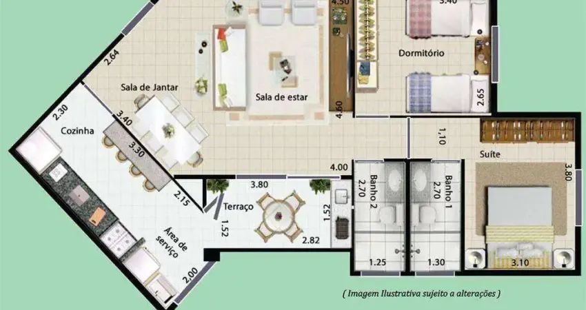 Apartamento com 2 dormitórios à venda, 81 m² por R$ 205.000,00 - Parque Esplanada - Embu das Artes/SP