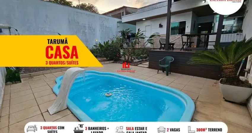 Casa em Condomínio para Venda em Manaus, Tarumã, 3 dormitórios, 3 suítes, 4 banheiros, 4 vagas