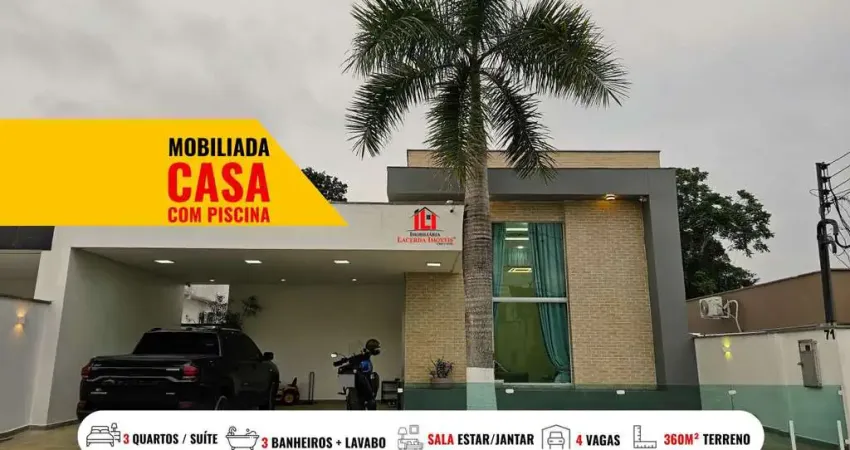 Casa em Condomínio para Venda em Manaus, Tarumã, 3 dormitórios, 2 suítes, 3 banheiros, 4 vagas