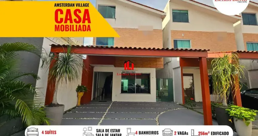 Casa em Condomínio para Locação, Flores, 4 dormitórios, 4 suítes, 4 banheiros, 3 vagas