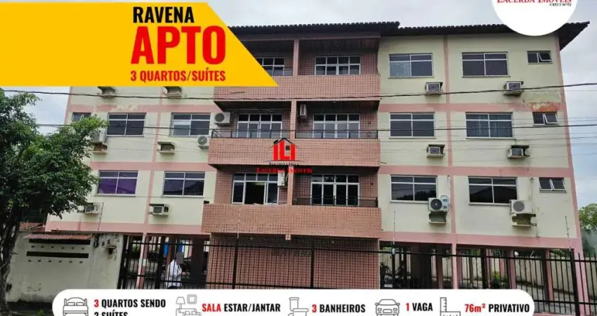 Apartamento para Venda em Manaus, Chapada, 3 dormitórios, 2 suítes, 3 banheiros, 1 vaga