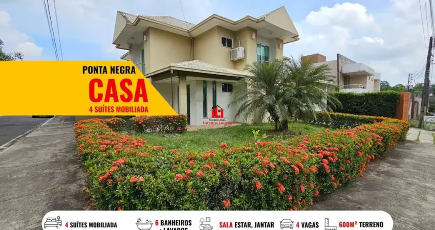 Apartamento para Venda em Manaus, Ponta Negra, 4 dormitórios, 4 suítes, 5 banheiros, 4 vagas