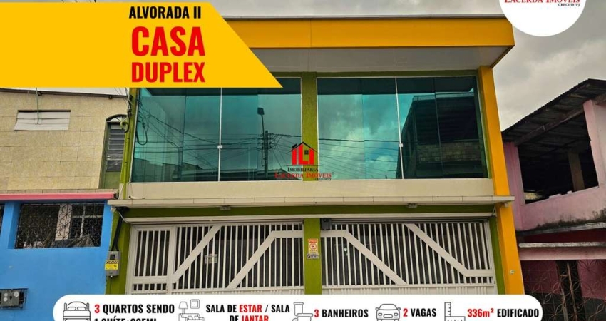 Casa para Venda em Manaus, Alvorada, 3 dormitórios, 1 suíte, 3 banheiros, 2 vagas