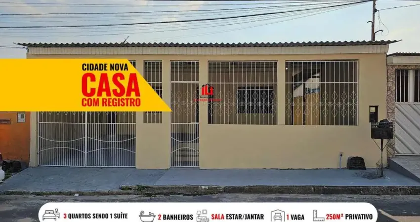 Casa para Venda em Manaus, Cidade Nova, 3 dormitórios, 1 suíte, 2 banheiros