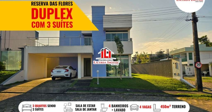 Casa em Condomínio para Venda em Manaus, Ponta Negra, 3 dormitórios, 3 suítes, 5 banheiros, 4 vagas