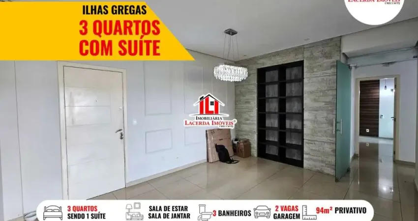 Apartamento para Locação em Manaus, Ponta Negra, 3 dormitórios, 1 suíte, 3 banheiros, 2 vagas