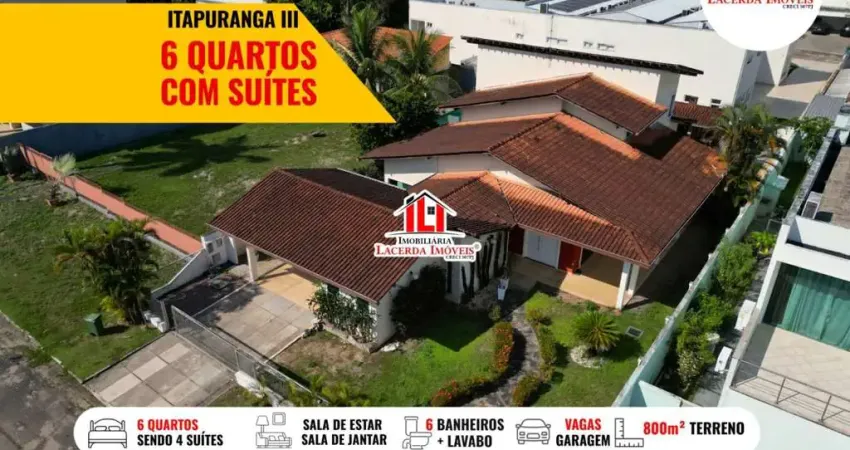 Casa em Condomínio para Venda em Manaus, Ponta Negra, 6 dormitórios, 4 suítes, 6 banheiros, 4 vagas