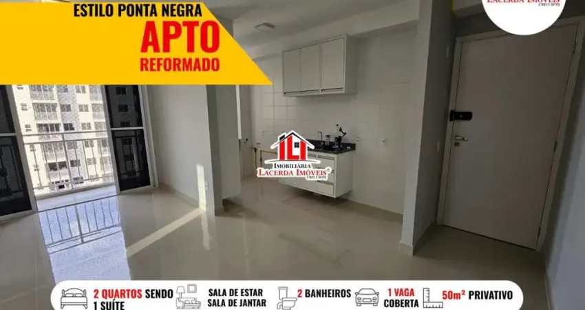 Apartamento para Venda em Manaus, Ponta Negra, 2 dormitórios, 1 suíte, 2 banheiros, 1 vaga