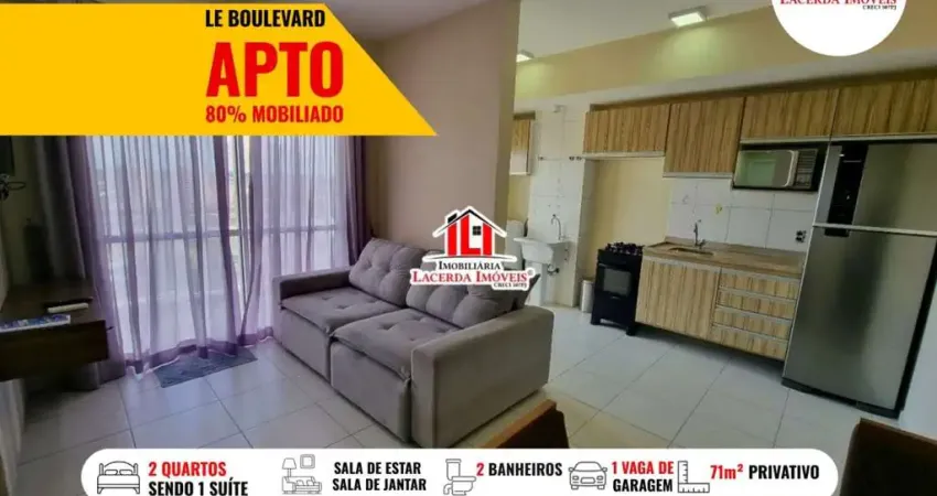 Apartamento para Locação em Manaus, Dom Pedro I, 2 dormitórios, 1 suíte, 2 banheiros, 1 vaga