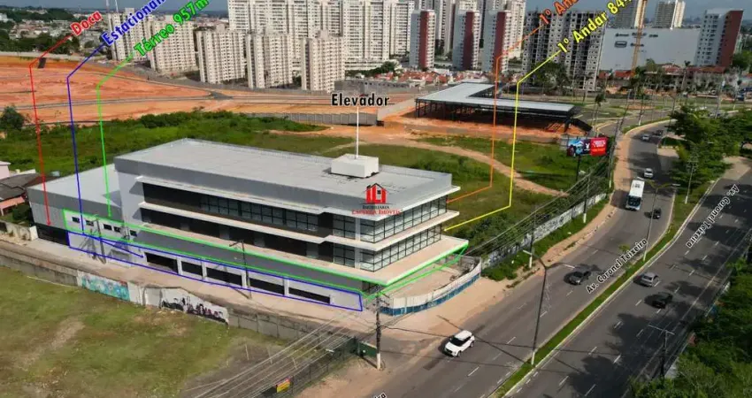 Prédio comercial para locação em manaus, ponta negra, 90 vagas