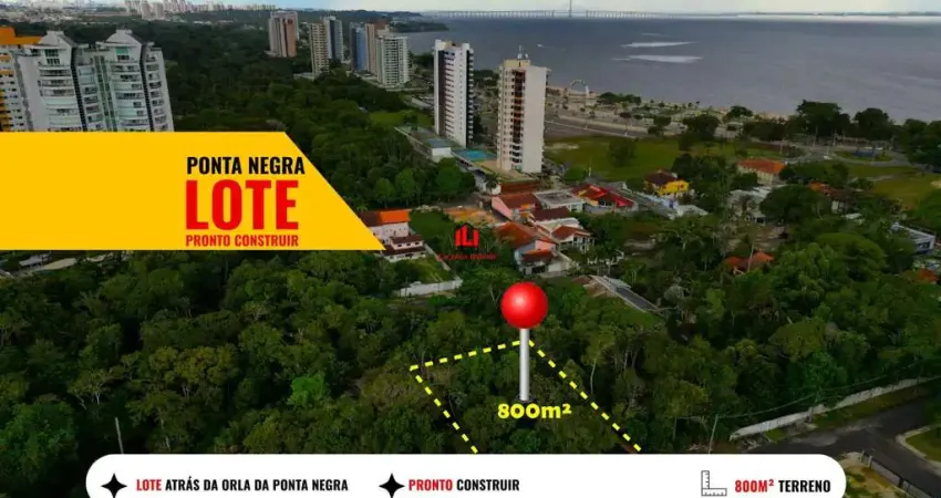 Terreno à venda na Alameda Alaska, 126, Ponta Negra, Manaus