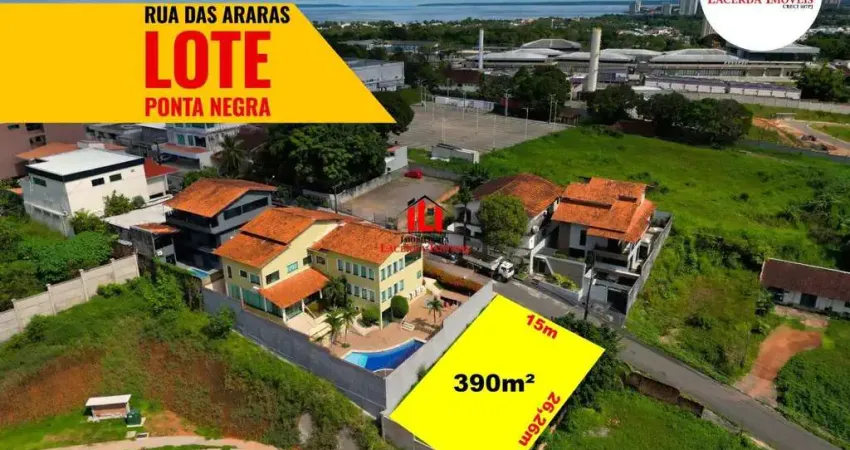 Terreno à venda na Rua das Araras, 4981, Ponta Negra, Manaus