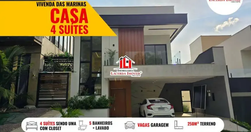 Casa em condomínio para venda em manaus, ponta negra, 4 dormitórios, 4 suítes, 5 banheiros, 5 vagas