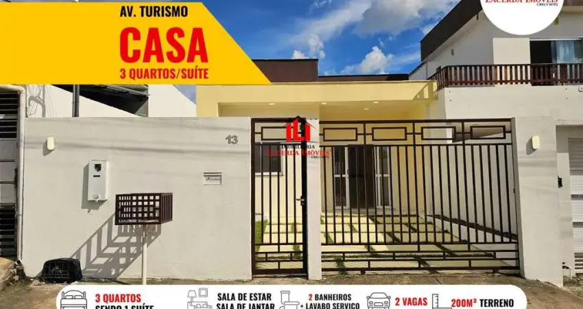 Casa em condomínio para locação em manaus, tarumã, 3 dormitórios, 1 suíte, 3 banheiros, 2 vagas