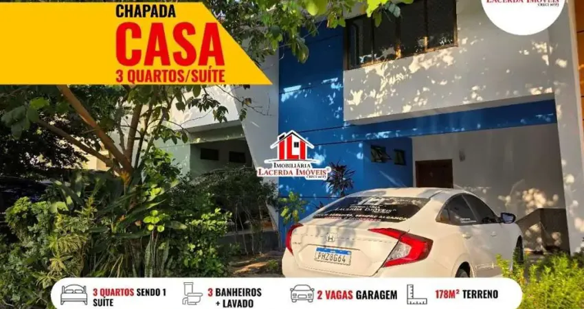 Casa em condomínio para venda em manaus, chapada, 3 dormitórios, 1 suíte, 3 banheiros, 4 vagas
