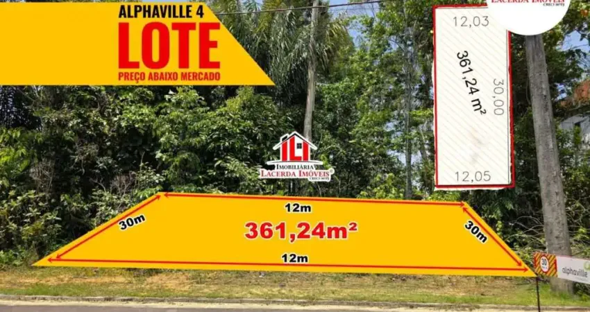 Terreno à venda na Avenida José Augusto Loureiro, 4, Ponta Negra, Manaus