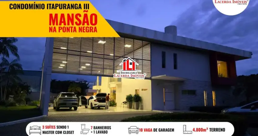 Itapuranga 3, mansão medindo 4.800m² Terreno, Esquina, Energia Solar, Arvores Frutiferas
