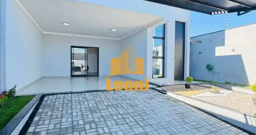 Excelente casa nova 3 quartos sendo 1 suíte + cozinha/ área gourmet + piscina