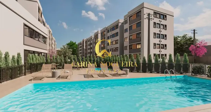 Apartamento 2 dormitórios com infraestrutura completa de lazer e segurança.