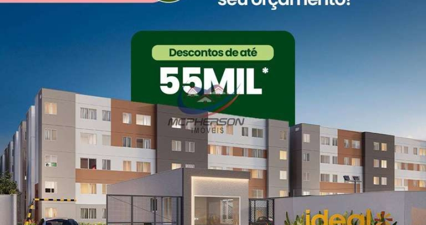 Apartamento à venda com 2 quartos, 37,82m² no Ideal + Liberdade em Ananindeua, Águas Brancas.