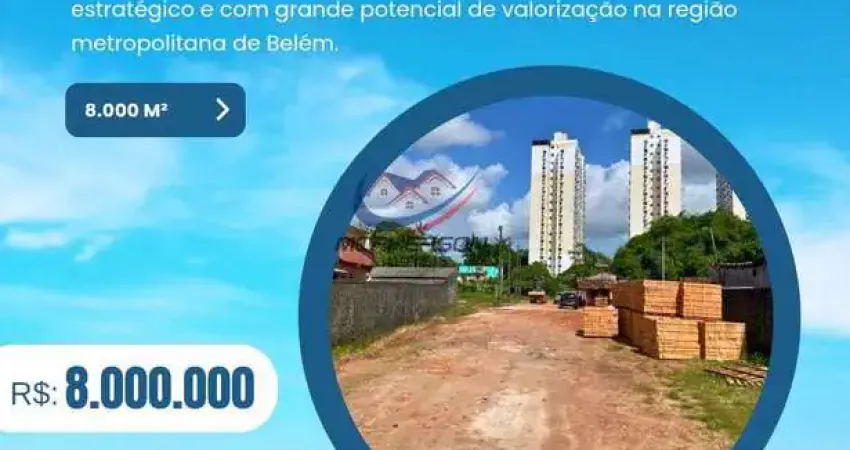 Lote à venda em belém, campina de icoaraci (icoaraci), 8.000m²