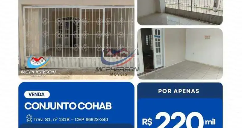 Casa à venda em belém, campina de icoaraci (icoaraci), com 3 quartos