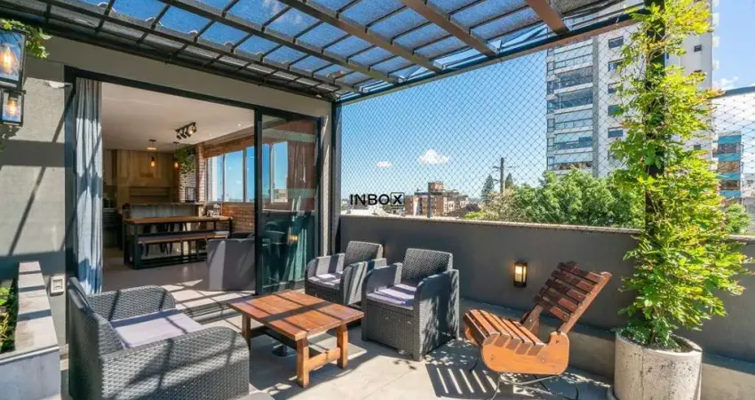 Cobertura mobiliada com 161m², 2 dormitórios e 1 vaga - Pronta para morar!