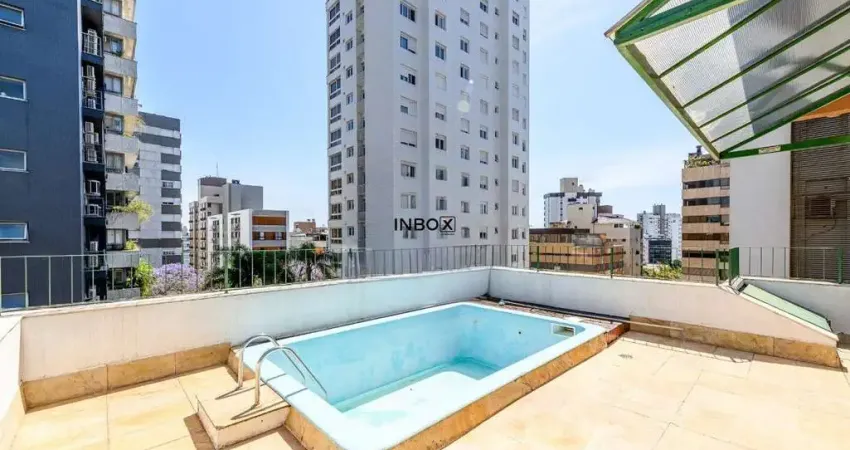 Cobertura incrível no Petrópolis! 244m², 3 dormitórios, suíte e 2 vagas