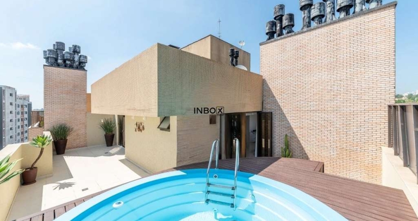 Cobertura semimobiliada com 187m², 2 suítes e lazer completo