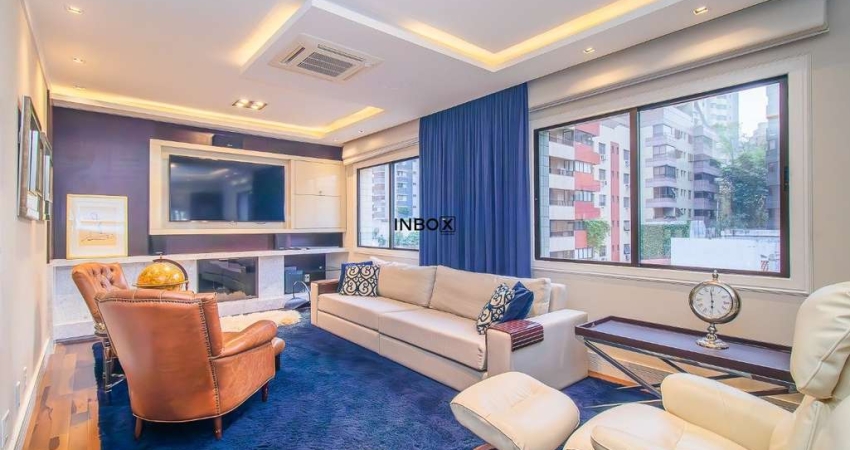 INBOX CIA IMOBILIÁRIA VENDE ótimo apartamento mobiliado de 222,00m², bairro Bela Vista em Porto Alegre.
