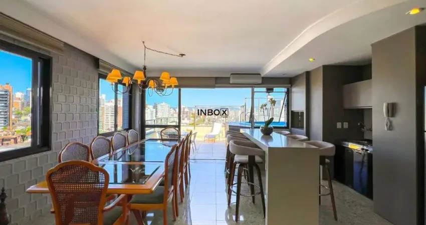 INBOX CIA Imobiliária vende COBERTURA de 290m² privativos bem distribuídos, Moinhos de Vento Porto Alegre
