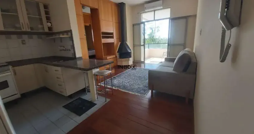 NBOX CIA IMOBILIÁRIA ALUGA Ótimo apartamento com cozinha americana, 100% mobiliado, 1 dormitório na Chácara ds Pedras