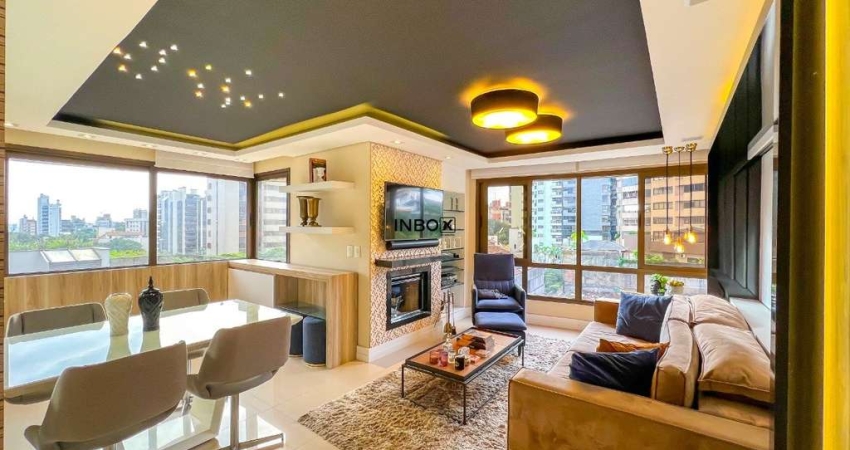Apartamento totalmente mobiliado e decorado no bairro Bela Vista