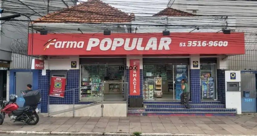 INBOX CIA IMOBILIARIA VENDE e ALUGA Prédio Comercial constituído com duas casas, 540 m², no coração do bairro Petrópolis.