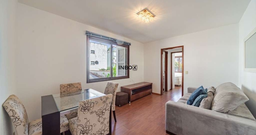 OTIMO APARTAMENTO DE 1 DORMITORIO, MOBILIADO, COM GARAGEM A 2 QUADRAS DA PRAÇA DA ENCOL