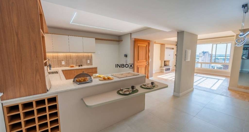 APTO 03 quartos (03 suíte) com 128,41m² no bairro Moinhos de Vento, Porto Alegre.