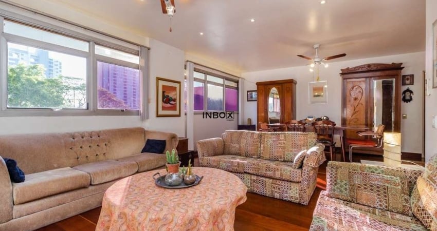 Apartamento Semimobiliado, 138m², 3 Dormitórios com Vaga