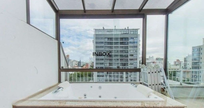 Cobertura Duplex com Lareira, Jacuzzi e Churrasqueira e 2 Vagas