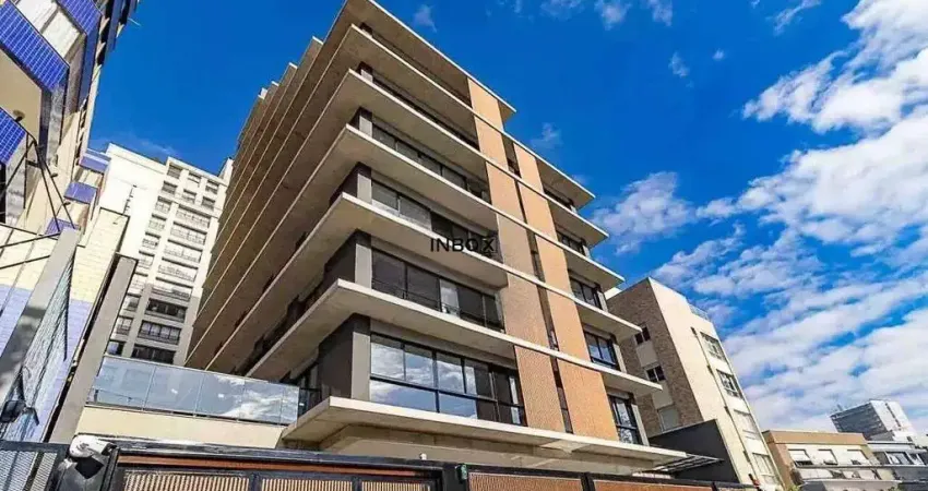 Apartamento nunca habitado com 1 dormitório, 44m², Churrasqueira e vaga
