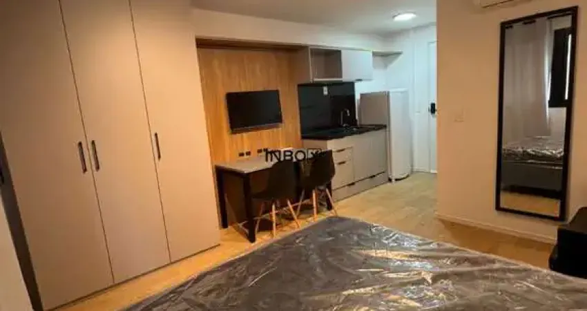 Apto STUDIO 25,20m2 MOBILIADO com 1 vaga, Boa Vista em Porto Alegre.
