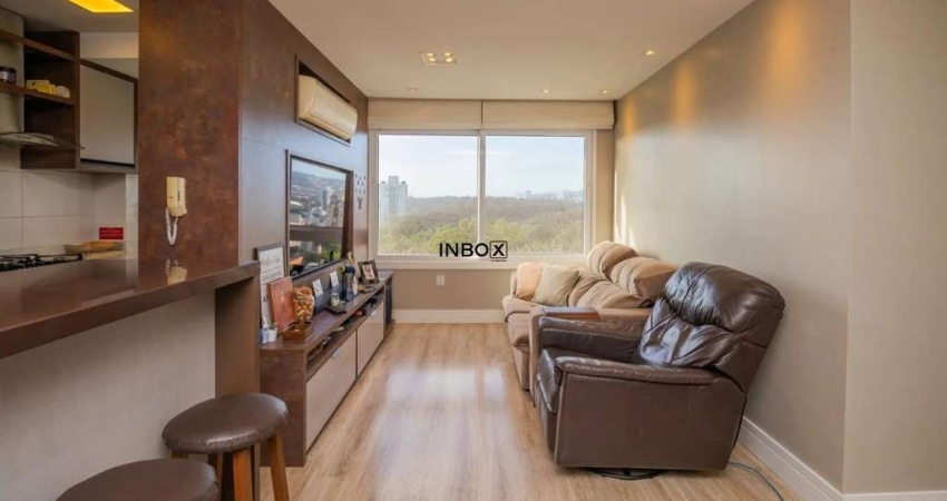 Apartamento de 2 Dormitórios com Suíte, Mobiliado , 1 Vaga e Vista Panorâmica