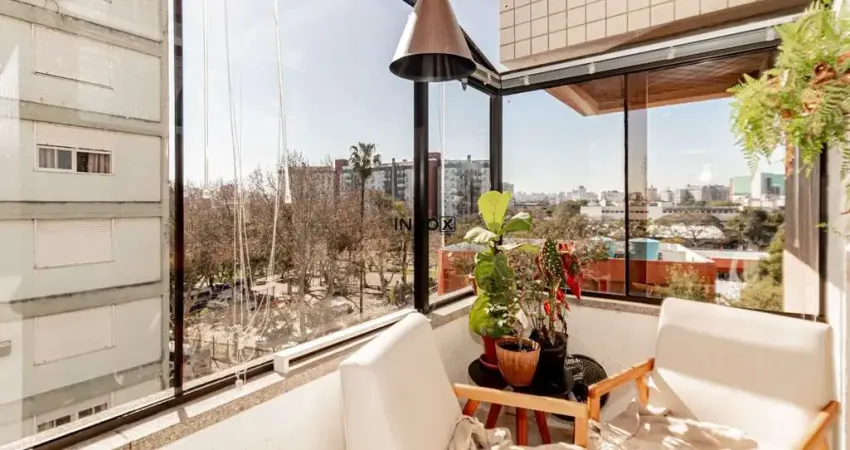 Apto 02 quartos 1 vaga com 65m² no bairro menino deus em porto alegre.