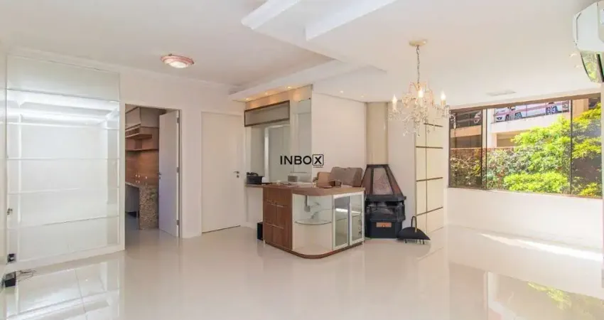 Apartamento semimobiliado com 81m² , 2 dormitórios, 1 suíte, bela vsita, porto alegre