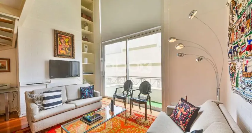 Apartamento duplex com 1 dormitório, 79 m² para venda, porto alegre/rs