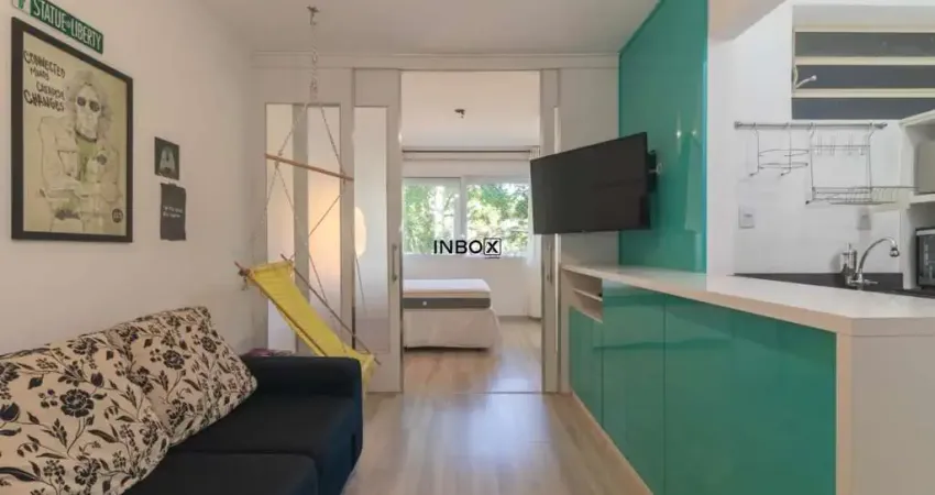 Apartamento com 59m2, 01 dormitórios totalmente mobiliado no bairro C. Redentor em P. Alegre