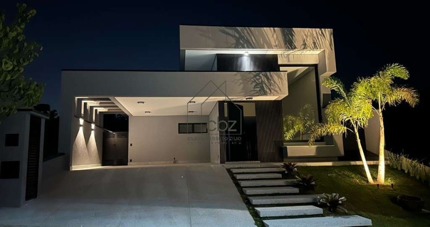 Casa de alto padrão em condomínio: 3 quartos, 1 suíte, 3 salas, 2 vagas na cidade de Itupeva-SP, Residencial Pecan!