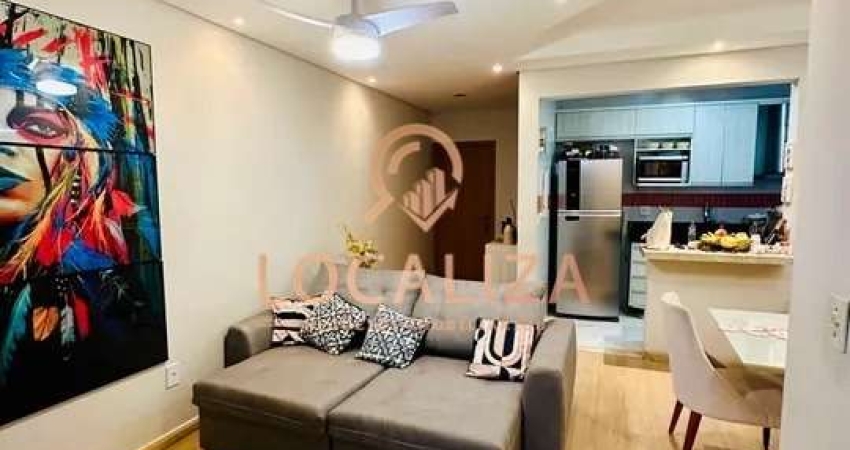 Apartamento à venda em Caçapava-SP, Vila Antônio Augusto Luiz: 3 quartos, 1 suíte, 2 salas, 2 banheiros, 1 vaga, 80m².