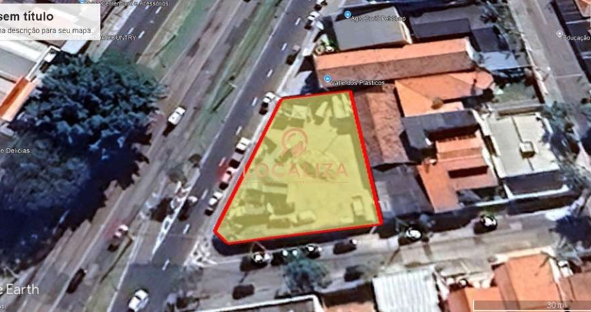 Terreno comercial / Jardim Paraíso/ 1.058m²/ São José dos Campos